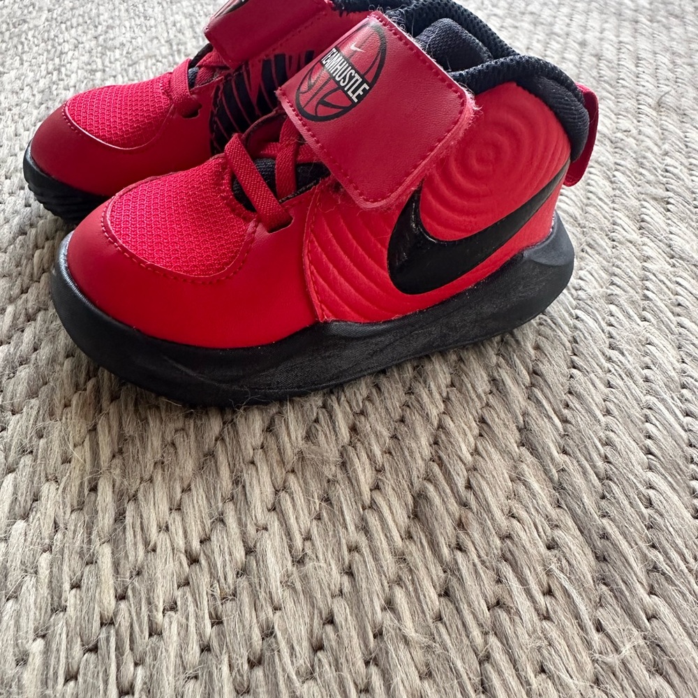 Nike Kids Shoes Red and Black